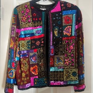 Diane Freis Vintage Sequin Jacket